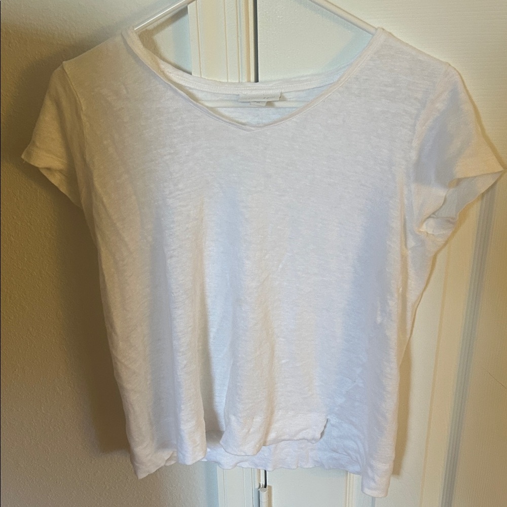 J.Jill Women’s Chic White Short-Sleeve Top XS